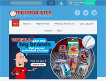 Tablet Screenshot of mr-blister.com